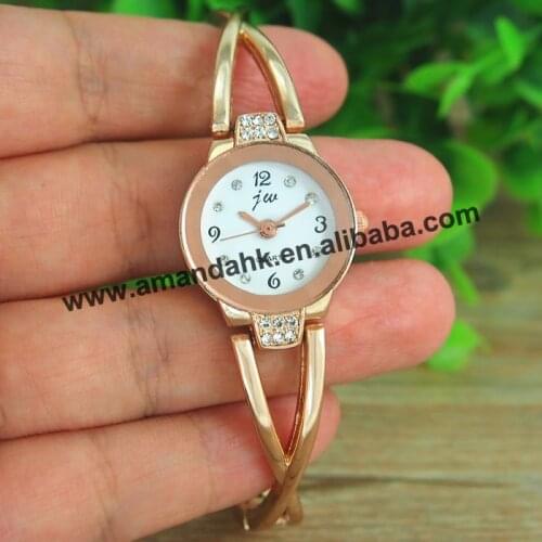 100pcs/lot,JW-954 hot new bangle woman rhinestone dress quartz watches gift bracelet Jewelry wristwatch steel cross watch band