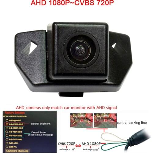 180deg CCD car front view camera For Chevrolet Malibu front parking camera Night vision waterproof AHD CVBS signal