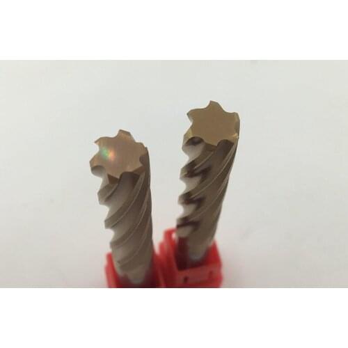 5PCS/Integral alloy spiral reamer. Tungsten steel coated reamer for machine reamer 1-20 H7 Nano coating