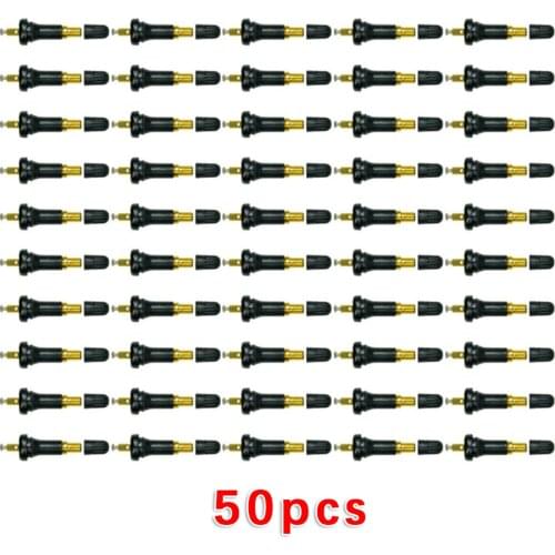 50pcs Car Rubber Wheel Rim TPMS Tire Pressure Sensor Valve Stem For Chevy Brand New And High Quality
