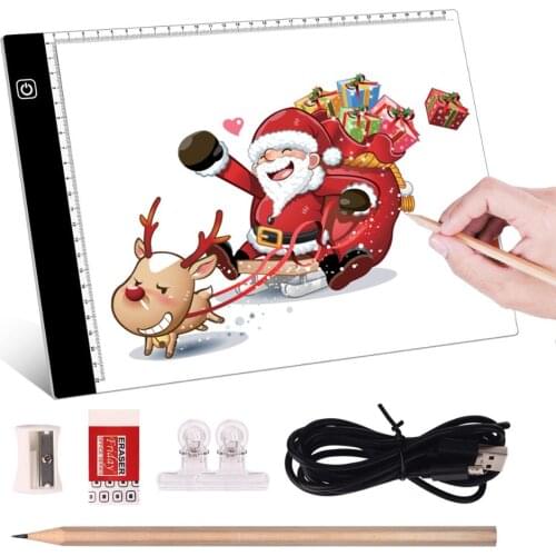A4 LED Drawing Tablet Digital Graphics Pad USB LED Light Box Copy Board Electronic Art Painting Writing Table Christmas gift