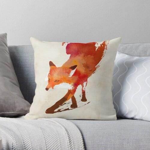 Vulpes Vulpes Polyester Decor Pillow Case Home Cushion Cover 45*45cm