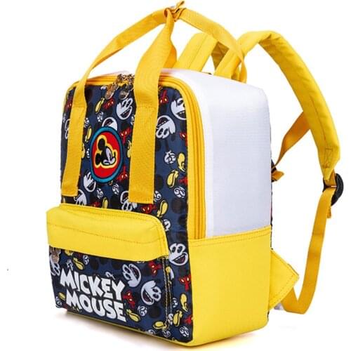Disney Cartoon School Backpack Kid Schoolbags Cute All Open Children Waterproof Large Capacity Boys Girls Lovely Students Bags