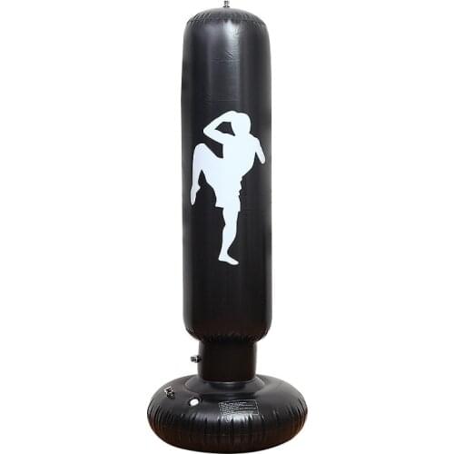 Inflatable Boxing Punching Bag Vertical Children Adult Vent Fitness Inflatable Tumbler Boxing Pillar Taekwondo Training