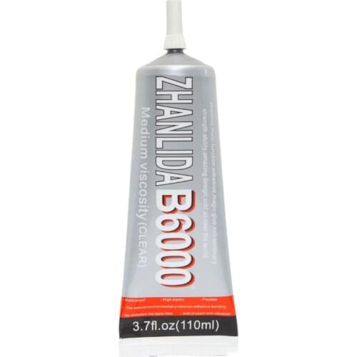 Zhanlida 110ML B6000 Clear Contact Adhesive With Precision Applicator Tip Diamond Jewelry Bonding Painting Specialized Glue