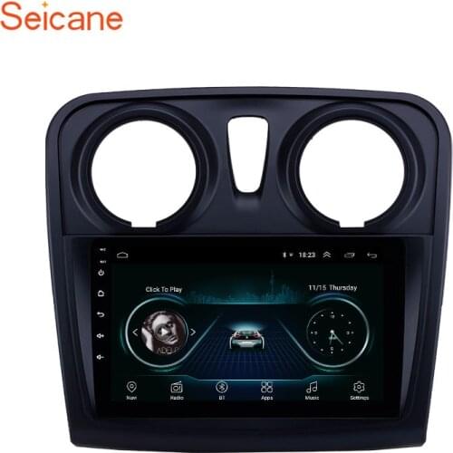 Seicane 2din Android 9.1 Car Multimedia Player Radio GPS Navigation for Renault Dacia Sandero 2012-2017 support Carplay TPMS