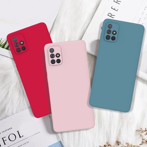 Candy color silicone phone case for samsung galaxy note 20 Ultra 9 s10 S9 s20 FE Lite plus Ultra matte soft tpu back cover case