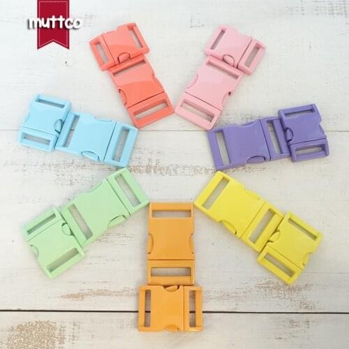 Dog collar metal buckle hardware for 20mm and 25mm webbing DIY Dog Leash parts top quality 7 colours