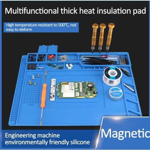 Heat-Resistant Soldering Station Repair Insulation Pad Heat Insulation Working Mat Insulator Pad Maintenance Platform