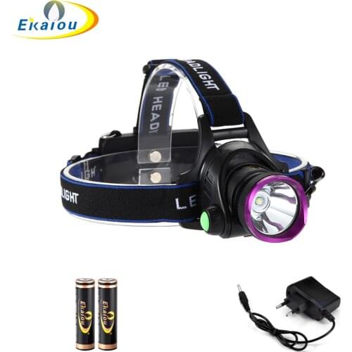 High Quality T6 LED Rechargeable Headlamp Flashlight 3 Modes Tactical Headlight For Running Camping Hunting light