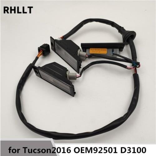 Rear License Plate Lights Assy for Tucson License Plate Light 2015-2017OEM 92501D3100