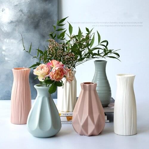 1pcs modern vase decoration home nordic style flower arrangement living room interior flower decoration painting origami flower