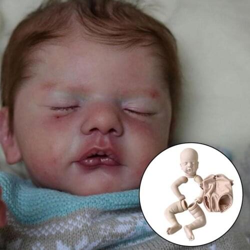 19inch Newborn Baby Doll Kit Popular Sam Sleeping Baby Unassembled Rebirth DIY Toys Fresh Color Soft