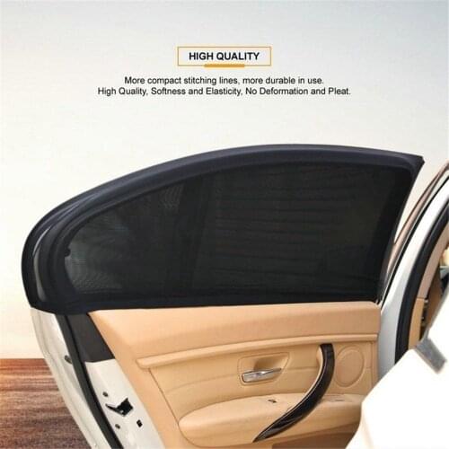4x Magnetic Car Side Front Rear Window Sun Shade Cover For Windshield Mesh Shield Uv Proof Protection Curtain Car Interior