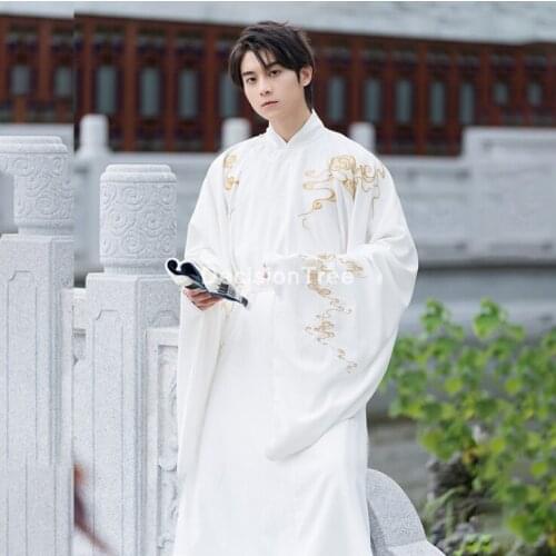 2021 chinese style hanfu clothing for adult men hanfu traditional asian dress ancient vintage dynasty clothing long robes