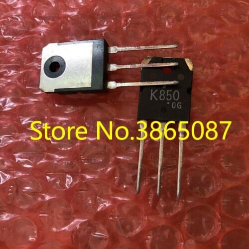 2SK850 K850 TO-3P POWER MOSFET TRANSISTOR MOS FET TUBE 10PCS/LOT ORIGINAL NEW