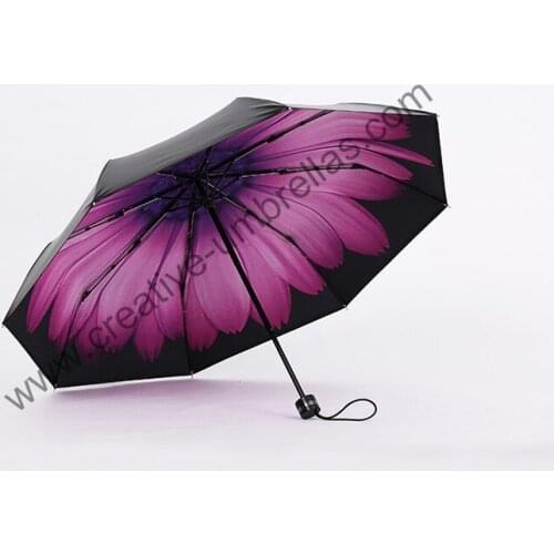 3pcs/lot 240T pongee 5 times black coating UV protecting 70T 12angles alloy shaft real double layers daisy mini umbrella