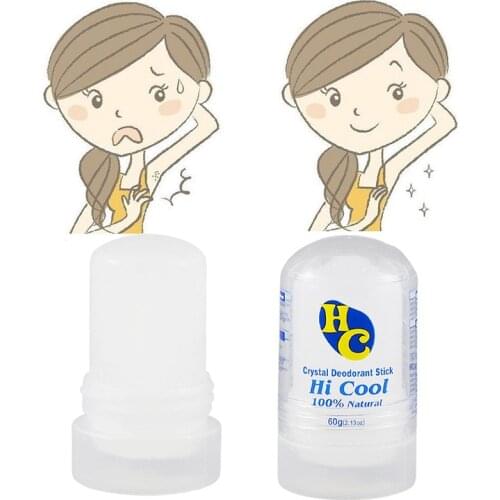 Crystal Deodorant Alum Stick 60g Body Underarm Odor Remover Antiperspirant Deodorant Stone Unisex 5sticks/Set