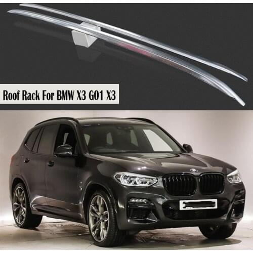 Aluminum Alloy Roof Rack For BMW X3 G01 2018 2019 2020 2021 Rails Bar Luggage Carrier Bars top Cross bar Rack Rail Boxes