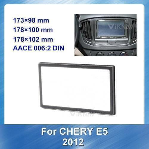 Car Radio Stereo Fitting installation Fascia for Chery E5 2012 Stereo Frame Fascias Panel Facial DVD Dash Bezel
