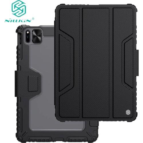 For MatePad Pro 10.8 2021 Case Nillkin Luxury Shockproof PU Leather Smart Sleep Tablet Flip Case For Mate Pad Pro 10.8