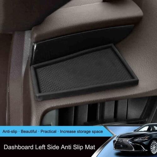 For Lexus ES200 260 300H Phone GPS Holder Mat Car Dashboard Left Side Anti-skid Multifunction Silicone Anti Slip Pad Accessories