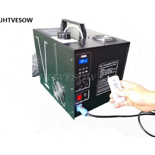 Stage mist hazer water fog smoke machine 3000w dmx remote low lying with water dj disco low fogger smoke machine wedding