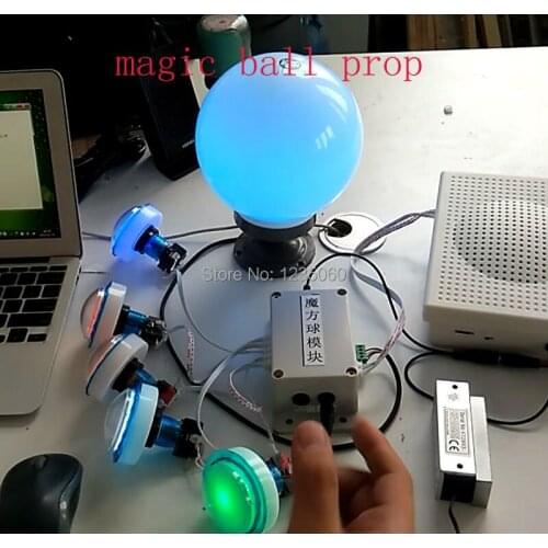 Halloween Christmas room escape Takagism game colour picker prop for takagism game Magic ball Organ Color recognition authority