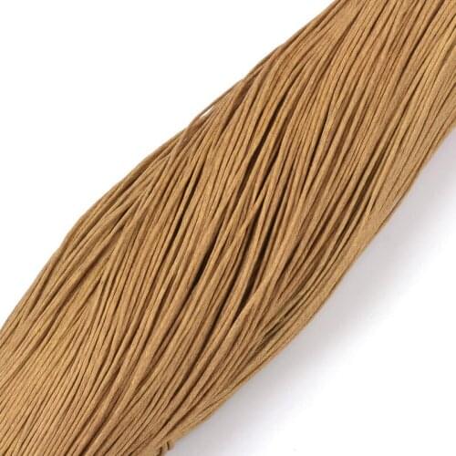 Pandahall 1mm Cotton Wax Cord for Necklace Rope Bead For Bracelet Jewelry Making accessories,about 400m/bundle