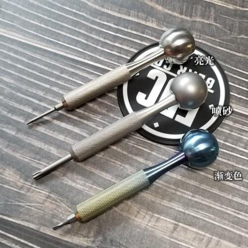 EDC Titanium Alloy Screwdriver Portable Gadget Cross Bit Riding Equipment Outdoor Camping Multi-functional Gear EDC Pocket Tools