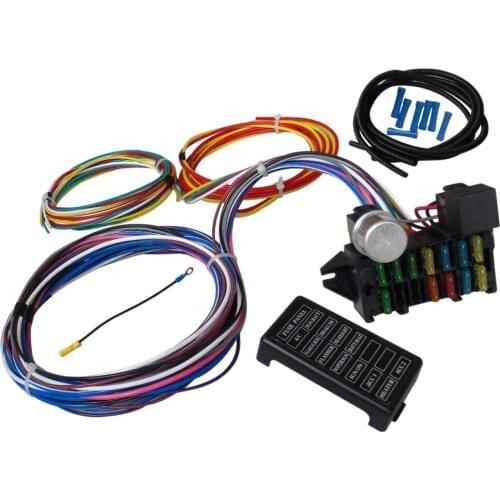 12 Circuit Wiring Harness Kit Wiring Harness Muscle Car XL Wires