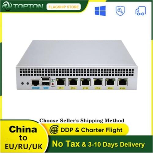 POE PSE Fanless Mini PC Router 6 Intel Gigabit LAN Celeron J4125 Quad Core Pfsense Mikrotik VPN Security Firewall ESXI AES-NI
