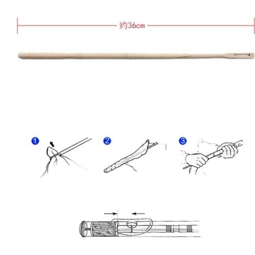 Flute Cavity Cleaning Stick Consumables Wooden Probe Cleaning Stick Musical Instrument Accessories Environmental Protection Tool