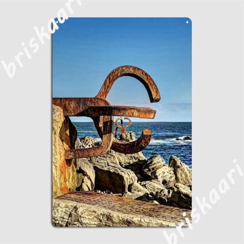 Comb Of The Wind By Chillida 03 Metal Signs Wall Mural Wall Printing Mural Painting Tin sign Posters