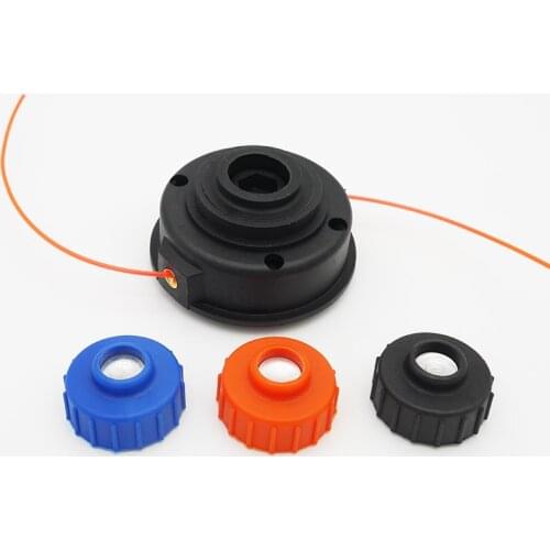 Split Trimmer Head With 3pcs Color Heads Fit For Trimmer Brushcutter Lawn Mower Garden Tool Replacement Parts