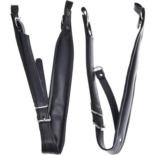 Adjustable One Pair Synthetic Leather Accordion Shoulder Straps Belt