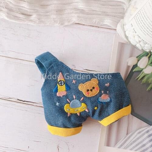 Skzoo plush toys Overalls Stray Kids jeans Stuffed Animal Plushies Kawaii JK uniform for skz&stay dolls