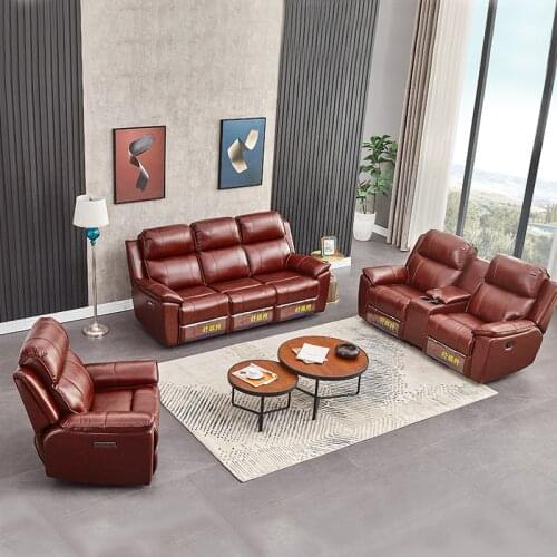 Modern leather multi-functional combination couches for living room sofa set living room furniture