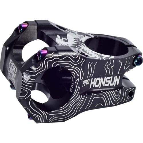 Mountain Bike Stem Aluminum Alloy Stem 31.8MM Riser 45MM Short Stem 0 Degree CNC Bicycle Accessories Bicycle Stem