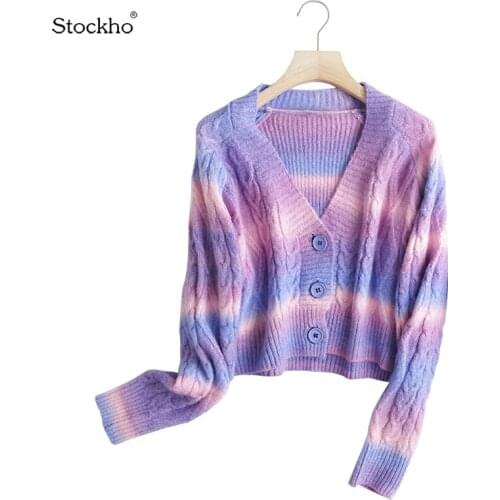 2021 Sweater Womens Autumn and Winter Fashion Knit Cardigan Jacket Womens New Knitted Sweater Pullover Single-breasted Top
