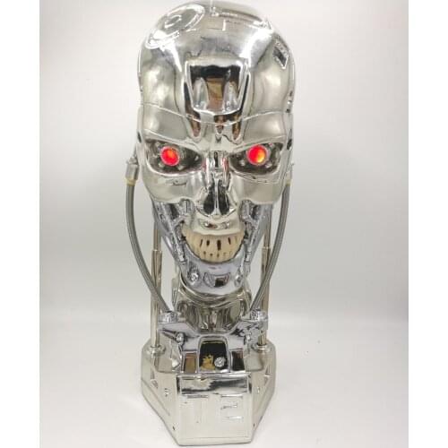 1:1 Terminator T-800 Skull Bust 3D Model Skull Endoskeleton Resin Bust Statue