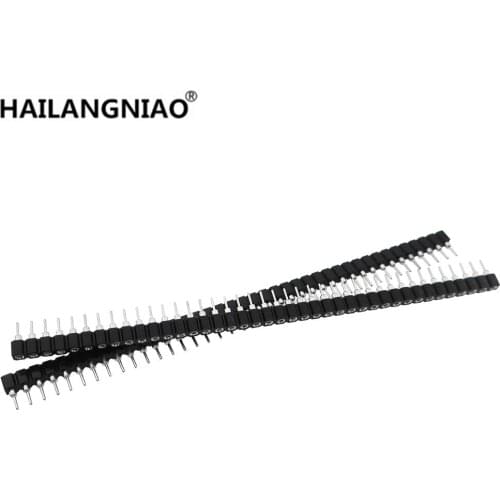 20pcs 1x40 Pin 2.54 Round Female & Male Pin Header connector