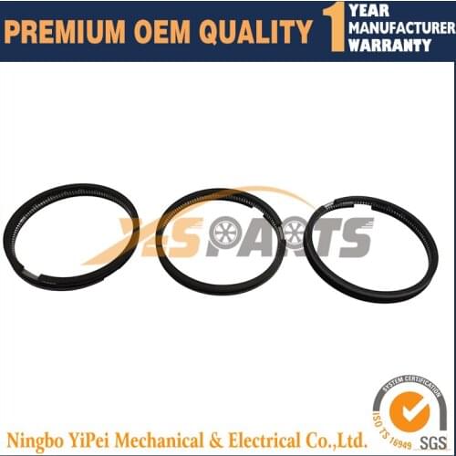 3 set Piston Ring STD 72mm for KUBOTA D905
