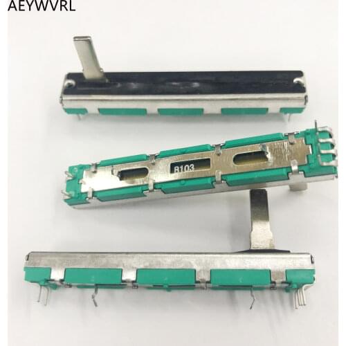 60mm fader mixer double B50K 50K B10K 10K B50K*2 B10K*2 volume potentiometer for DJM 400 500 600 800