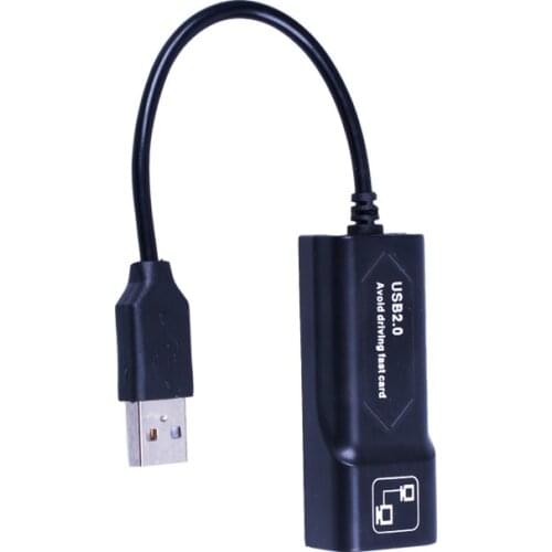 USB Ethernet Adapter Network Card USB To RJ45 Million LAN Network Adapter Convertor Cable 100Mbps for PC Mac