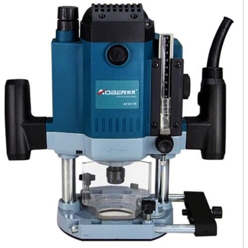 AOBEN Woodworking Electric Trimmer Router 1800W Milling Machine Hand Carving Machine Wood Router Power Tools