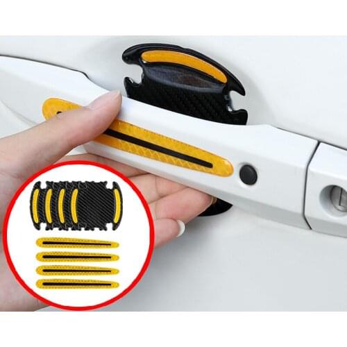 Car door handle door bowl Reflective Sticker Accessories for Suzuki SX4 SWIFT Alto Liane /Grand Vitara/ Jimny/ SCross/ Splash