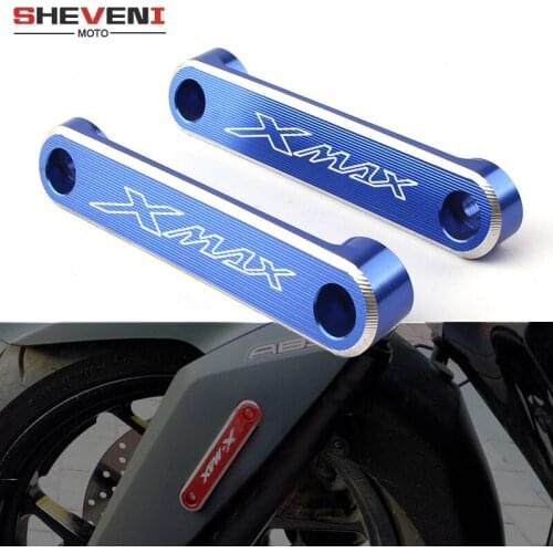 For Yamaha XMAX X-MAX 125 250 300 400 2017 2018 2019 2020 Motorcycle Accessories CNC Front Axle Coper Plate Decorative Cover