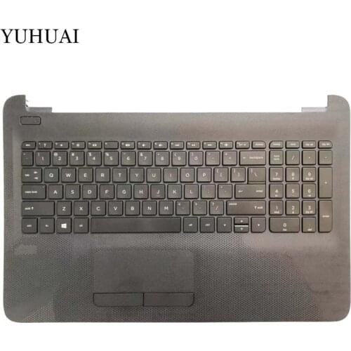 US Laptop keyboard For HP 250 G4 15-AC 15-AC000 15-AF 15-AF000 813974-001 7H17A0 with black palmrest Upper cover With touchpad