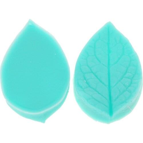 2PCS Baking & Pastry Tools 1Pc New 3D Leaf Veiner Shape Silicone Mold Cake Mould Fondant Bakeware Decorating